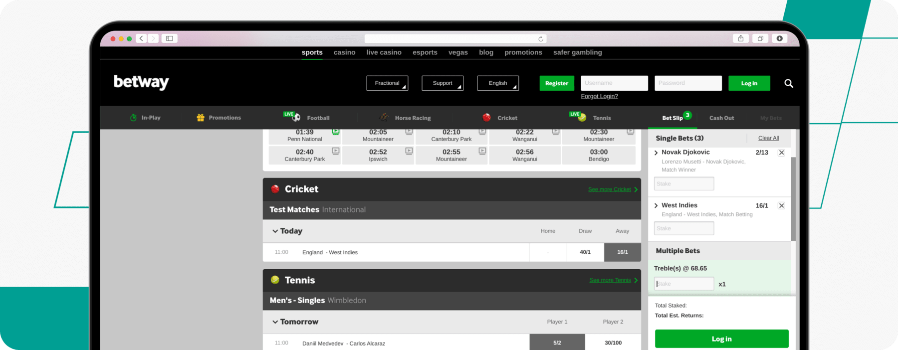 betway acca desktop screenshot