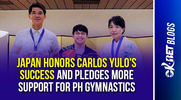 japan honors carlos yulo and support ph gymnastics