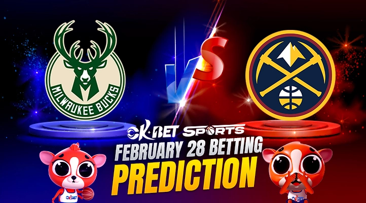 a logo of Milwaukee Bucks vs Denver Nuggets